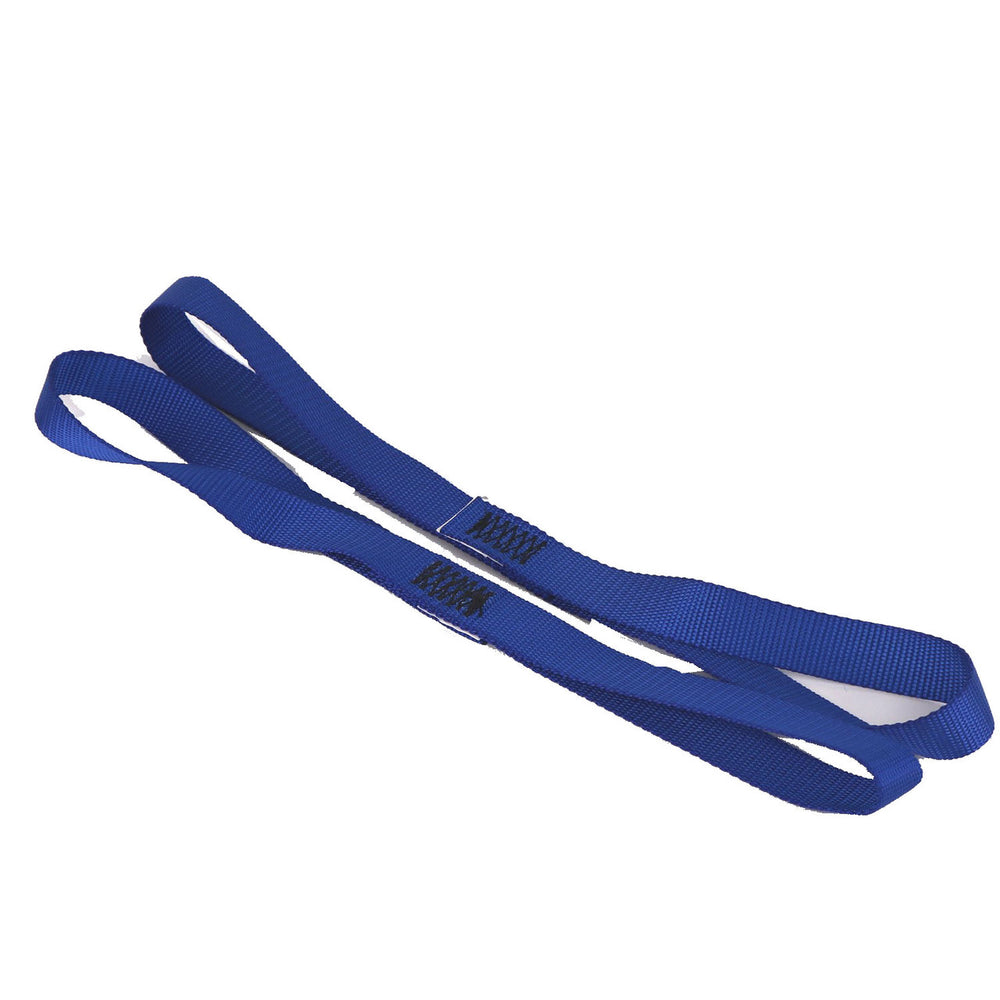 Kinedyne Pair of Soft Loops 18 inch dark blue 1000E polyester webbing tie-down accessory by Kinedyne