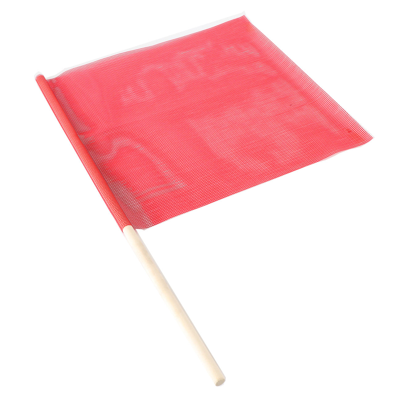 Kinedyne 18" by 18" Heavy-Duty Mesh Vinyl Warning Flag on 30" Dowel by Kinedyne for oversized load marking, safety, and transport