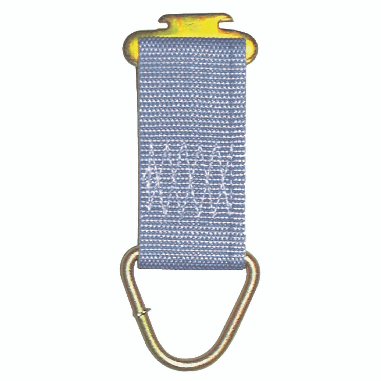 Kinedyne 6" Series F 1" Hole Rope Tie-Off by Kinedyne showing track key fitting, D-ring and industrial webbing