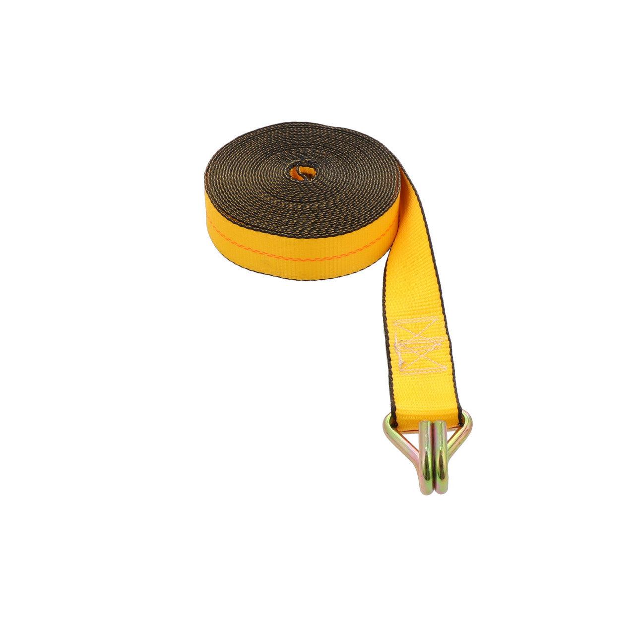 Kinedyne 2" by 30' Wire Hook Winch Strap by Kinedyne for industrial cargo securement, 1,670 lb working load limit