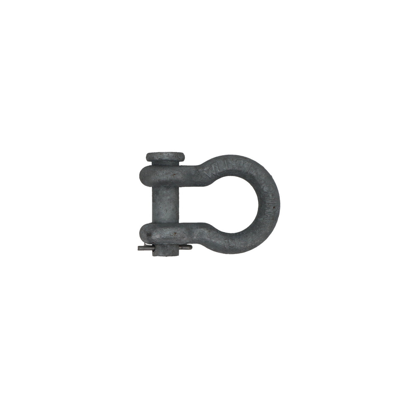 Kinedyne 1/2" Transport Grade 70 Anchor Shackle w/ Clevis Round Pin by Kinedyne, forged carbon steel, galvanized finish