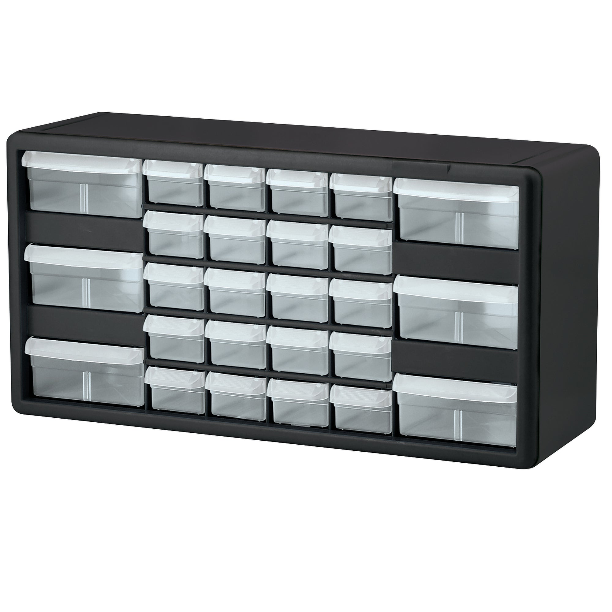 Black 20" Plastic Storage Cabinet w/ 26 Drawers by FarrellPack