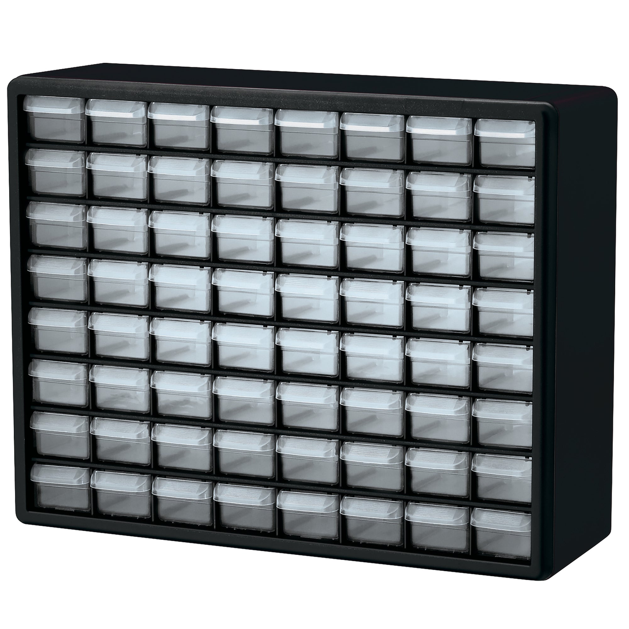 Black 20" Plastic Storage Cabinet w/ 64 Drawers by FarrellPack