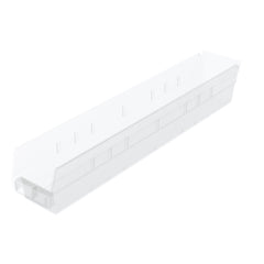 Clear Shelf Bin 23-5/8" x 4-1/8" x 4" by FarrellPack