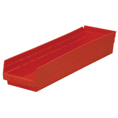 Red Shelf Bin 23-5/8" x 6-5/8" x 4" by FarrellPack - A30164P02