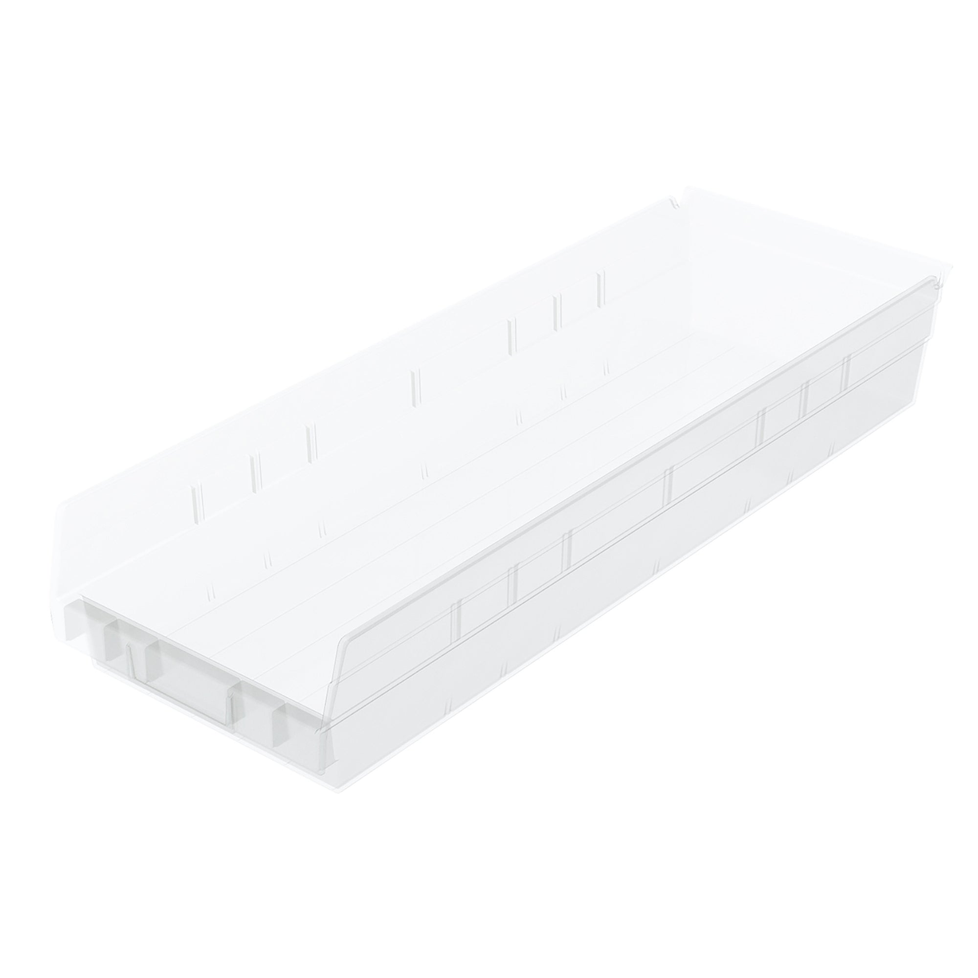 Clear Shelf Bin 23-5/8" x 6-5/8" x 4" by FarrellPack