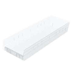 Clear Shelf Bin 23-5/8" x 8-3/8" x 4" by FarrellPack - A30184SCLAR