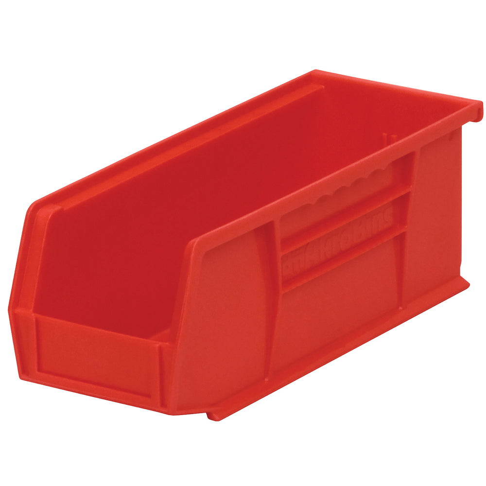 Red Hanging & Stacking Bin 10-7/8" x 4-1/8" x 4" by FarrellPack