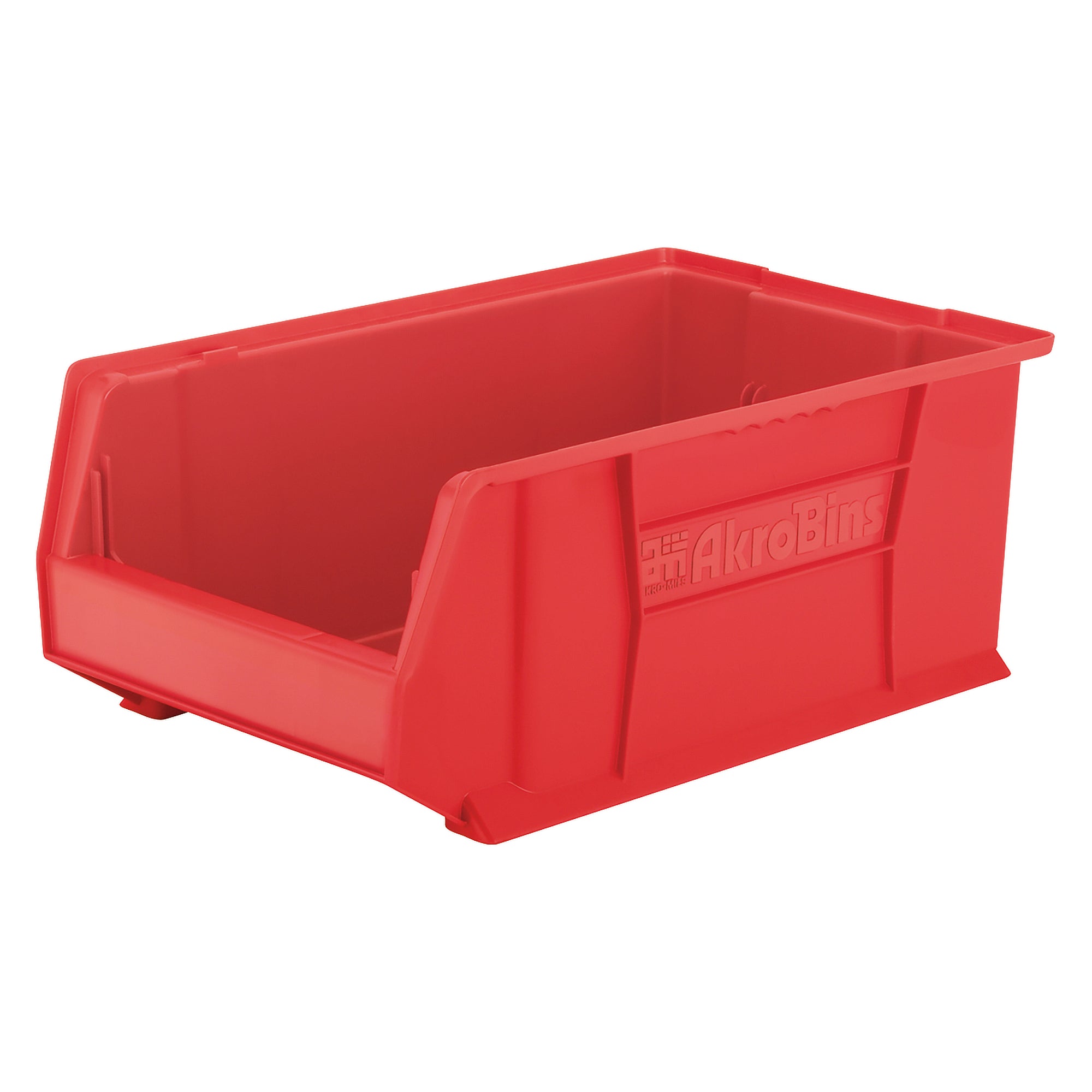 Red Stacking Shelf Bin 20" x 12-1/8" x 8" - A30281P02