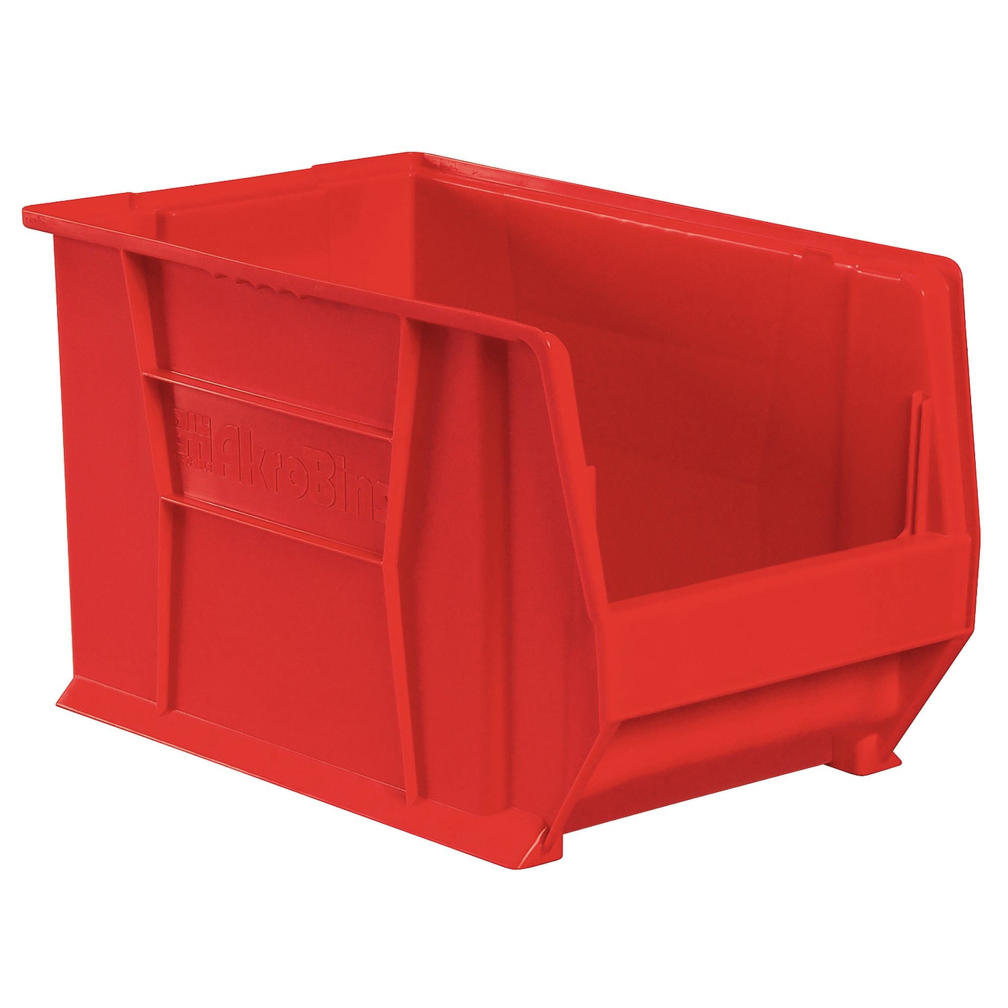 Red 20" x 12-1/8" x 12" Stacking Shelf Bin by FarrellPack