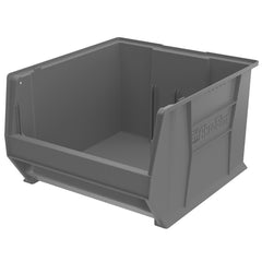 Grey 20" x 18-1/8" x 12" Stacking Shelf Bin - A30283P01