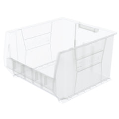 Clear 20" x 18-1/8" x 12" Stacking Shelf Bin - A30283SCLAR