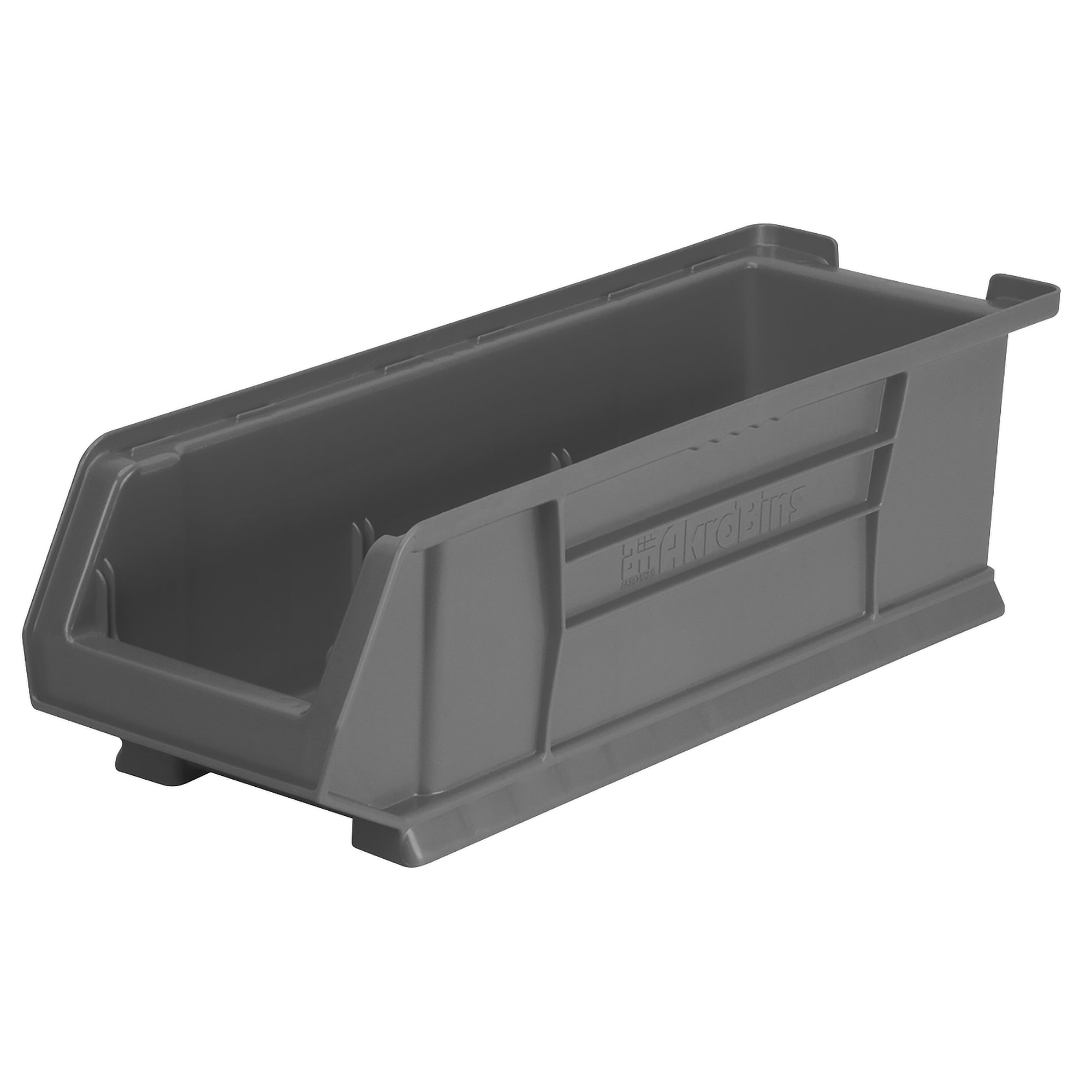 Grey Stacking Shelf Bin by FarrellPack