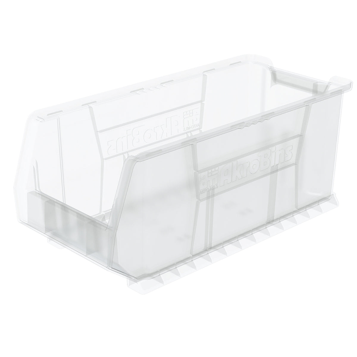 Clear Stacking Shelf Bin 23-7/8" x 11" x 10" - A30287SCLAR