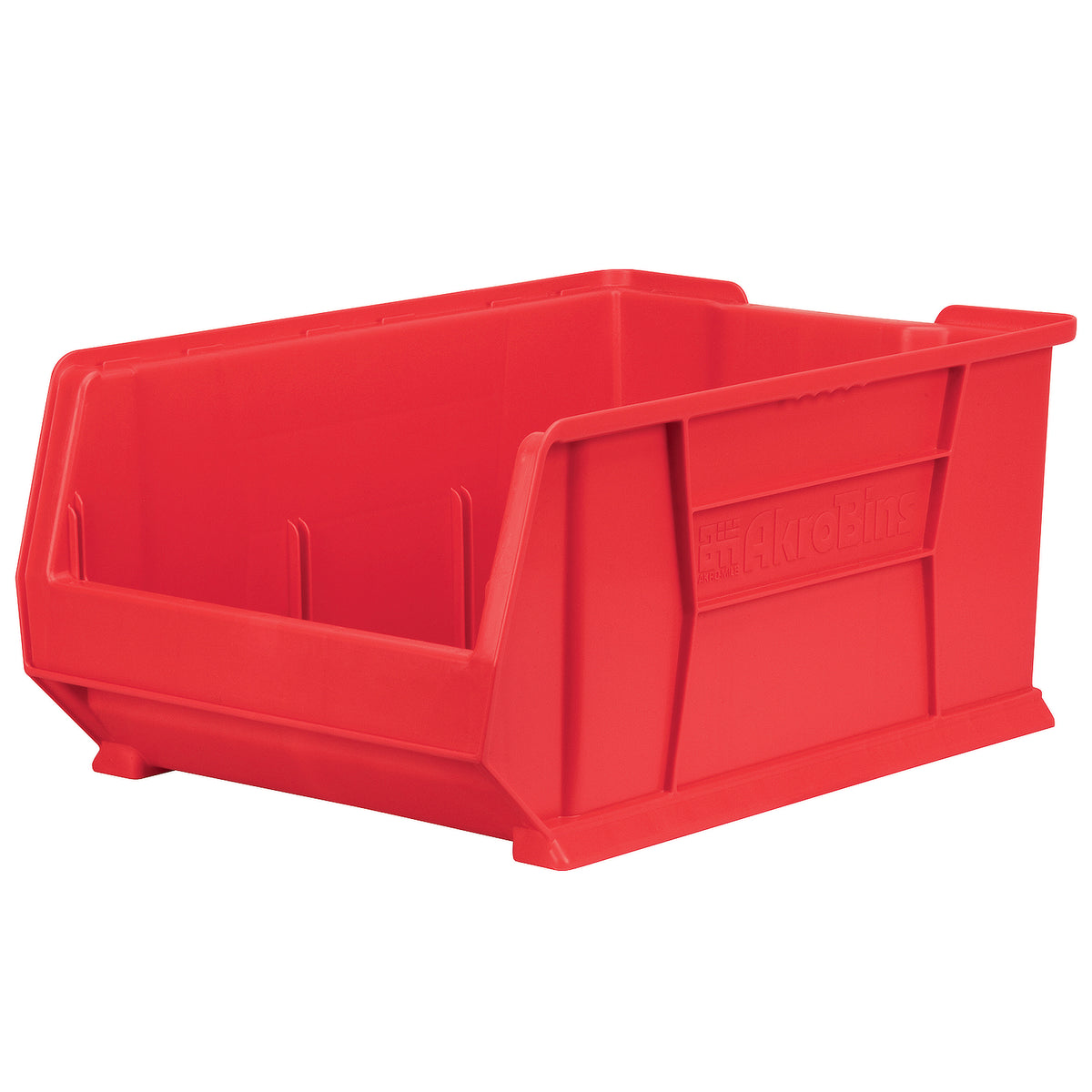 Red Stacking Shelf Bin 23-7/8" x 16-1/2" x 11" - A30288P02