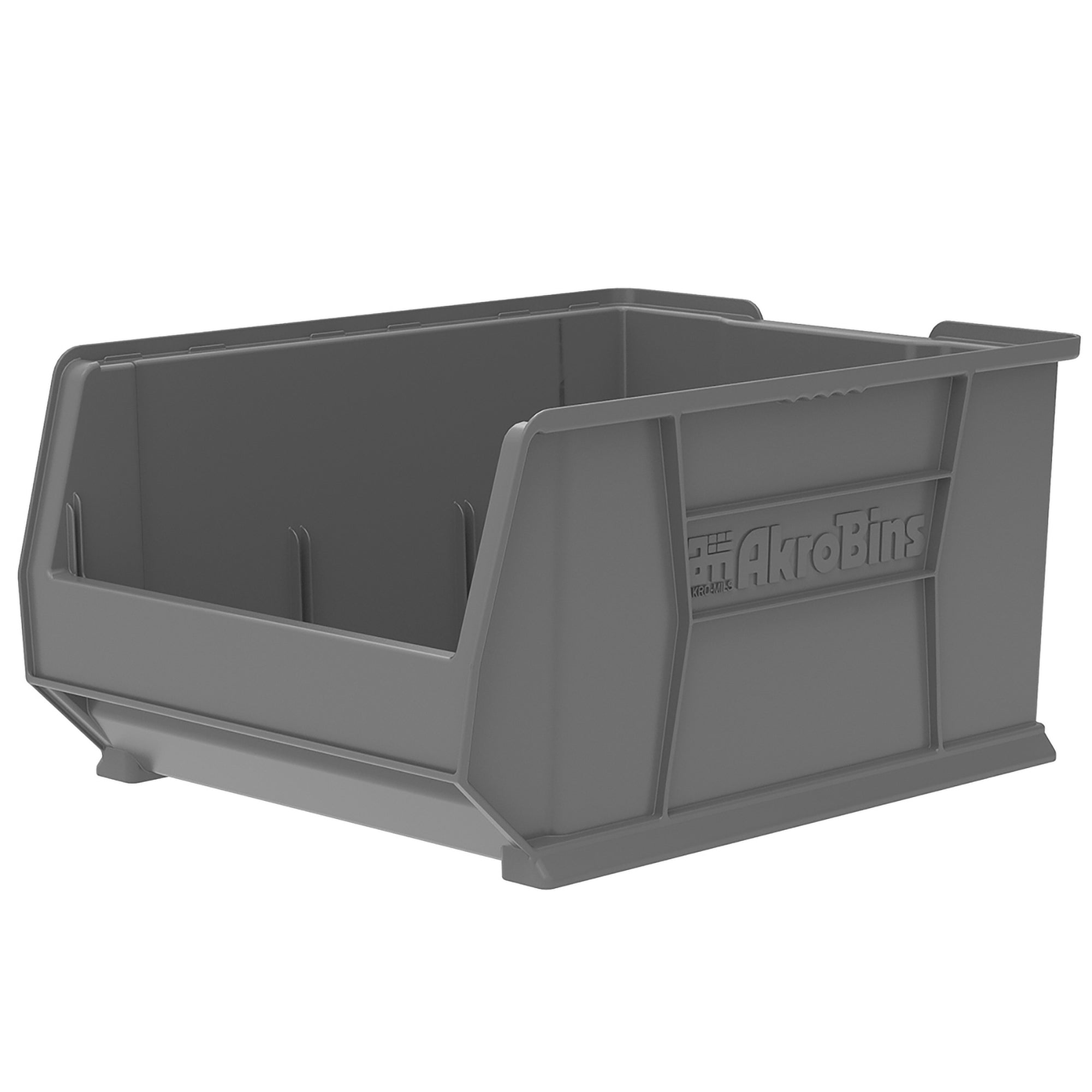 Grey Stacking Shelf Bin 23-7/8" x 18-1/4" x 12" - A30289P01