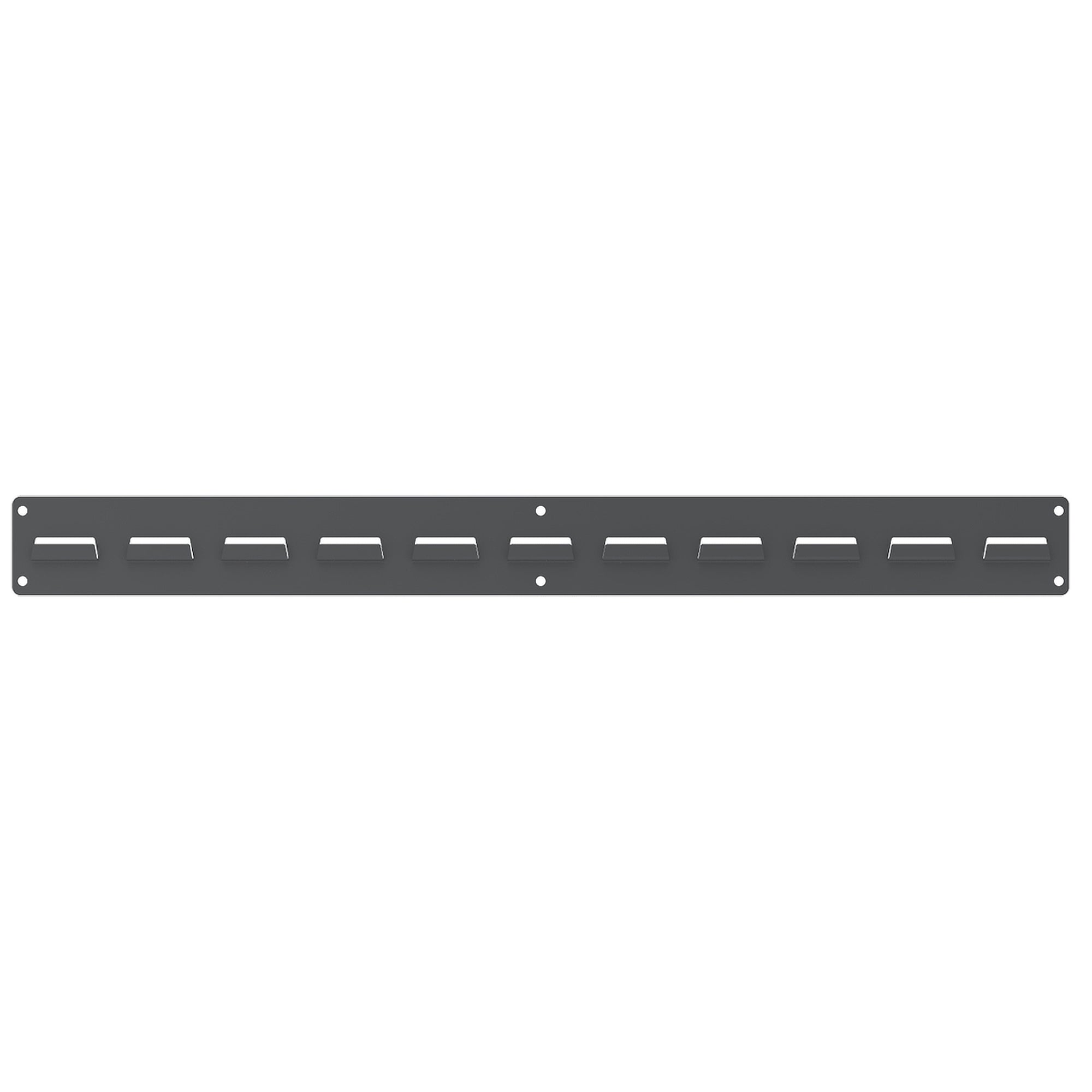 Grey 31-15/16" x 3" Single Row Louvered Wall Panel - A30632GY
