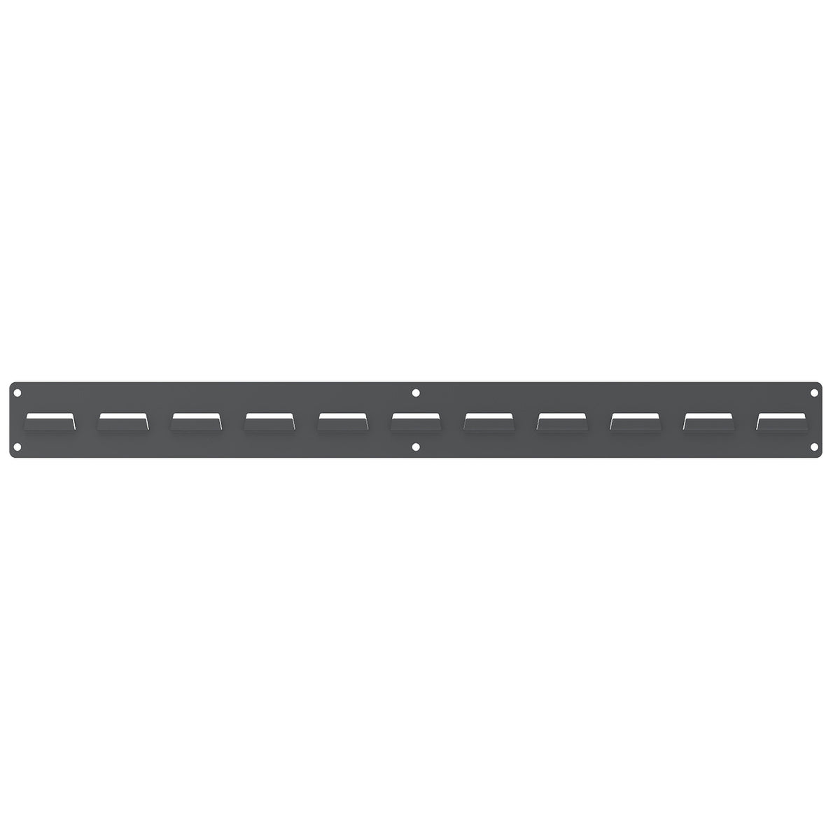 Grey 31-15/16" x 3" Single Row Louvered Wall Panel - A30632GY