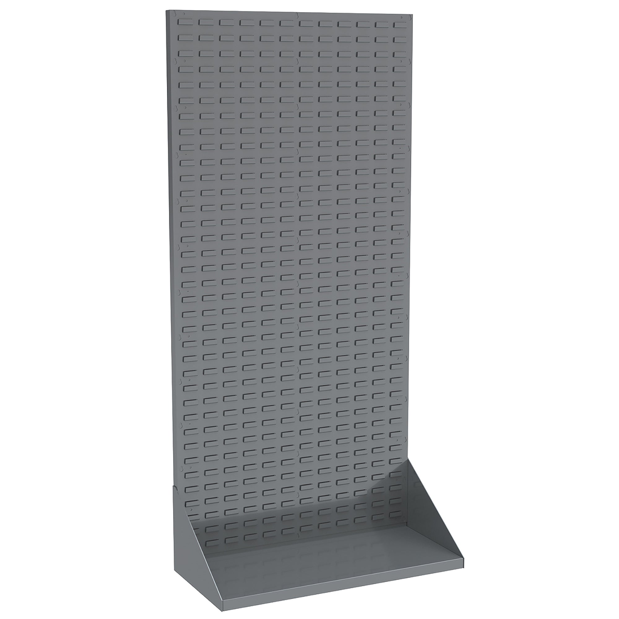 Grey 35-3/4" x 75-1/8" Louvered Floor Rack by FarrellPack