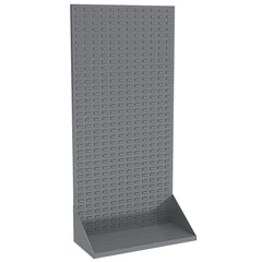 Grey 35-3/4" x 75-1/8" Louvered Floor Rack - A30651