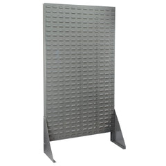 Grey 36" x 61" Single Sided Louvered Floor Rack by FarrellPack