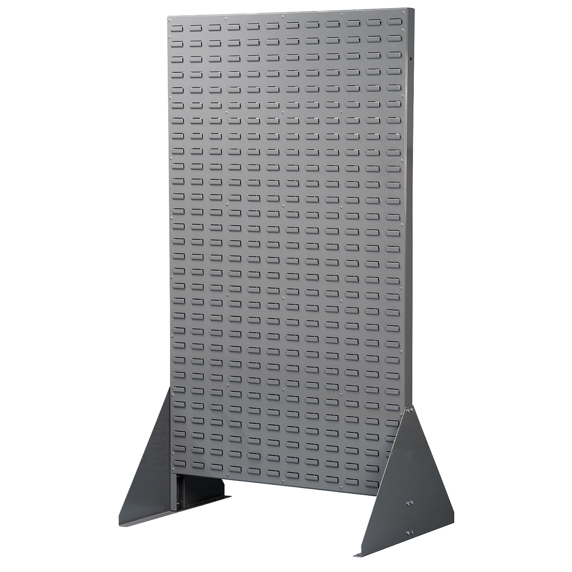 Grey 36" x 66-3/8" Double Sided Louvered Rack by FarrellPack