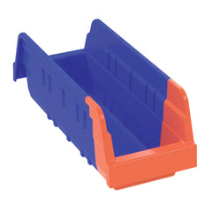 Blue/Orange Indicator Bin 11.625" x 4.125" x 4" - A36442BLU