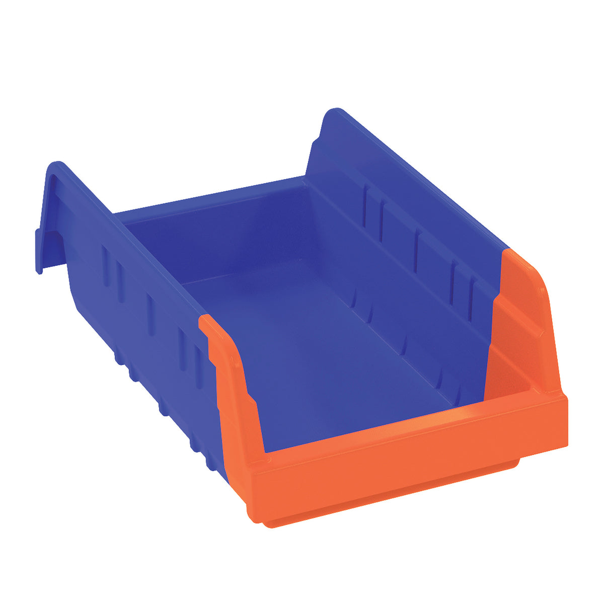 Blue/Orange 11.625" x 6.625" Indicator Bin by FarrellPack - A36462BLU