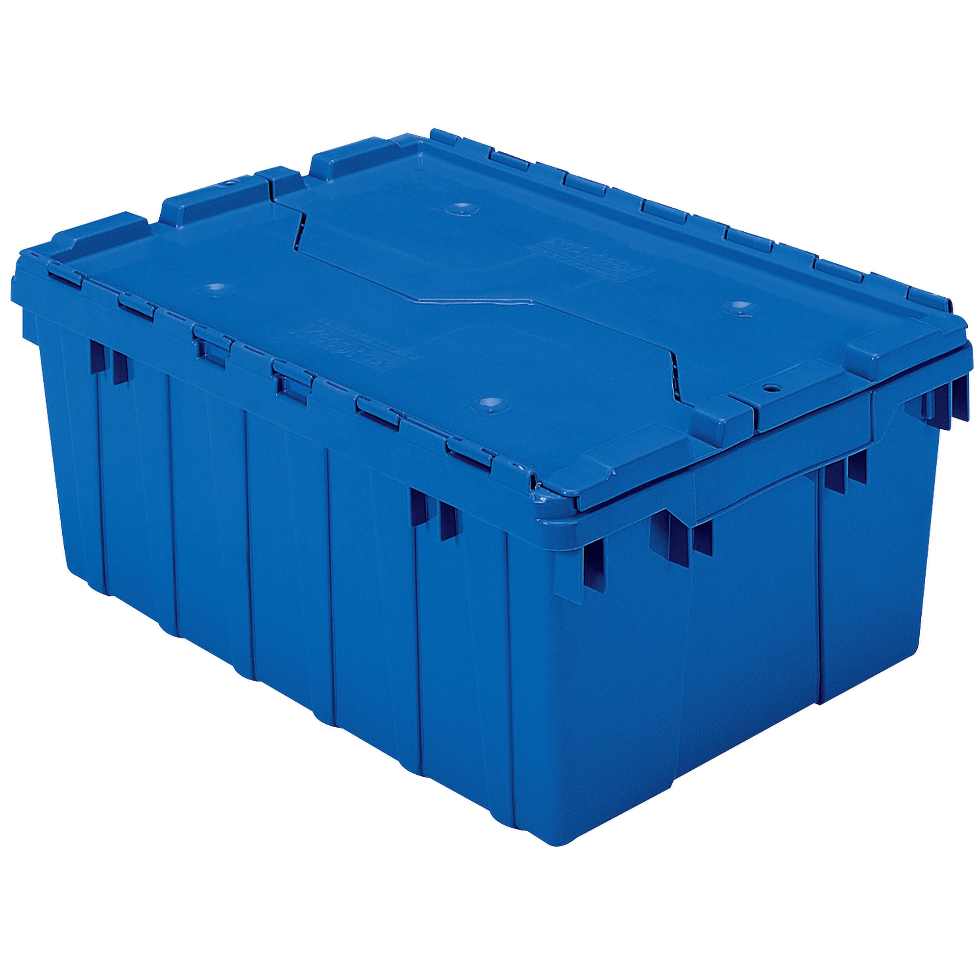 Blue 21" x 15" x 9" Attached Lid Container by FarrellPack