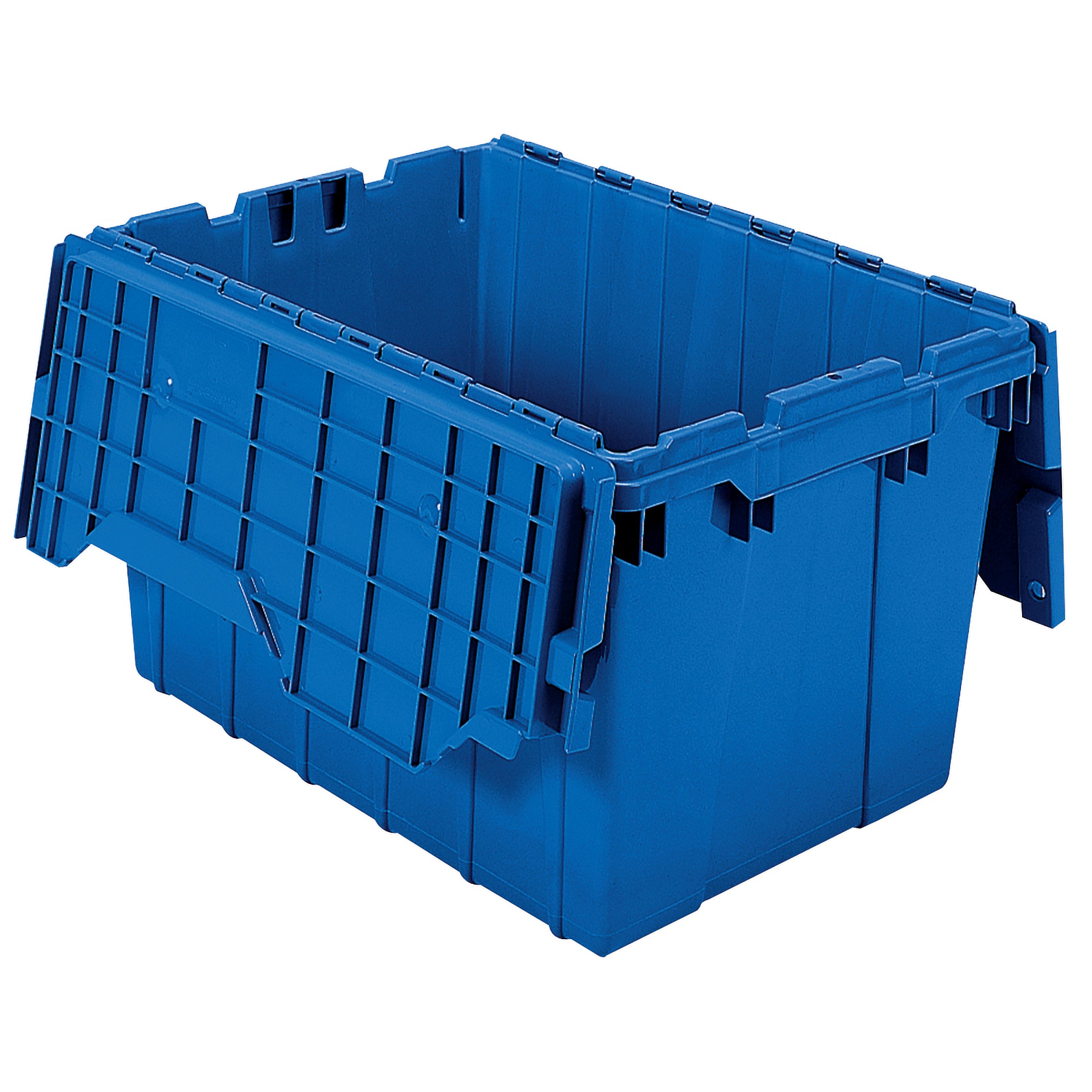 Blue 21"x15"x12" Attached Lid Container by FarrellPack - A39120E09