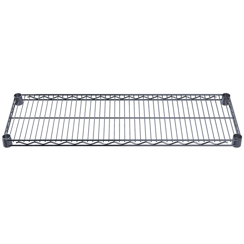 12" x 48" Grey Epoxy Wire Shelf by FarrellPack