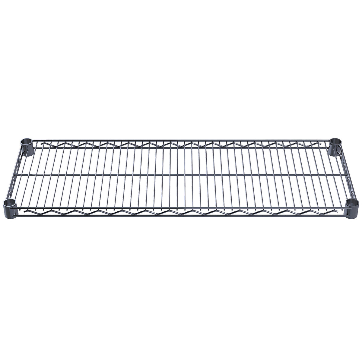 12" x 48" Grey Epoxy Wire Shelf - AK1248SHELFGREY