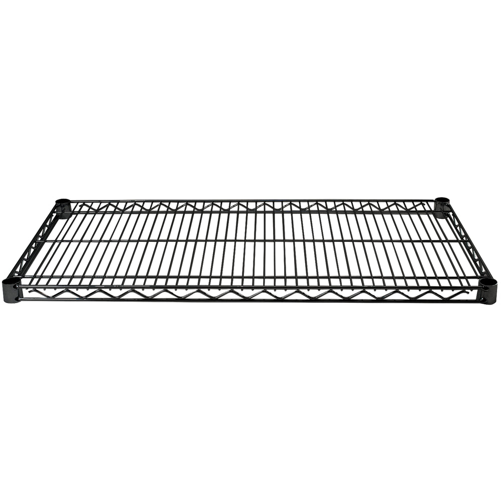 Black Epoxy 18" x 48" Wire Shelf by FarrellPack