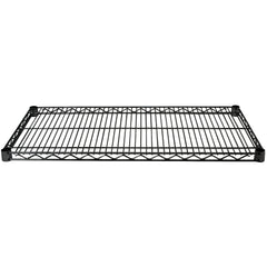 Black Epoxy 18" x 48" Wire Shelf - AK1848SHELFBLACK