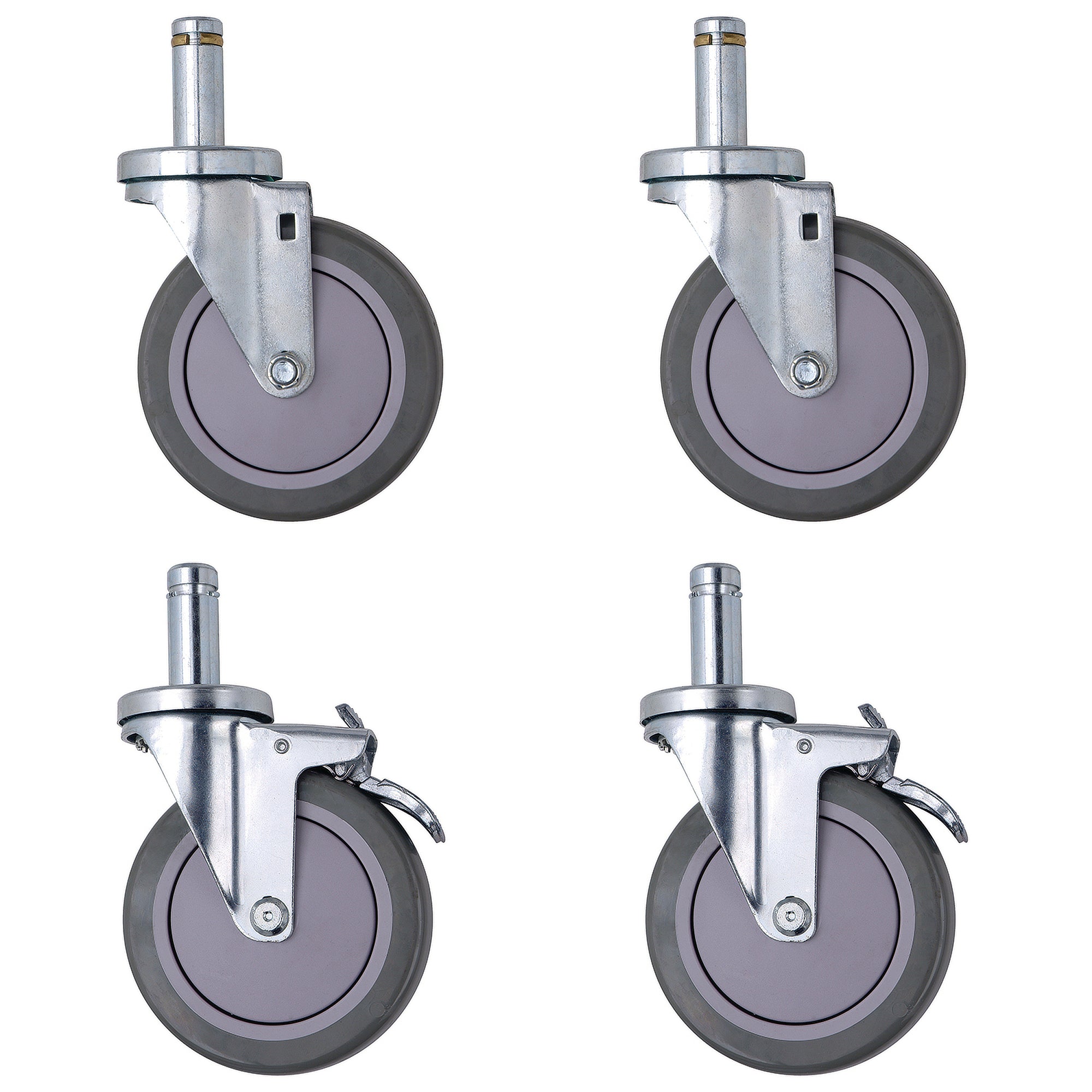 Wire Shelving with 5" Polyurethane Casters by FarrellPack