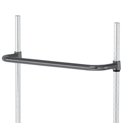 Grey Epoxy Wire Shelving with 12" Push Handle - AKPH12GREY