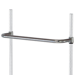 Chrome Wire Shelving with 24" Push Handle - AKPH24CHROME