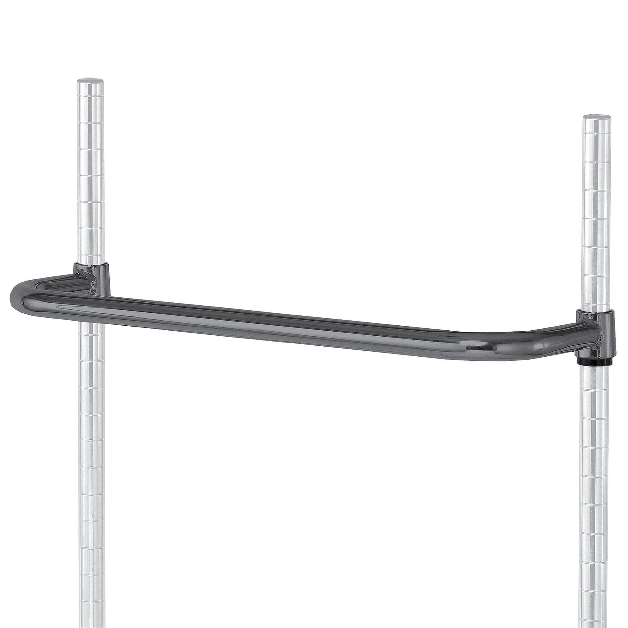 Grey Epoxy Wire Shelving with 24" Push Handle by FarrellPack