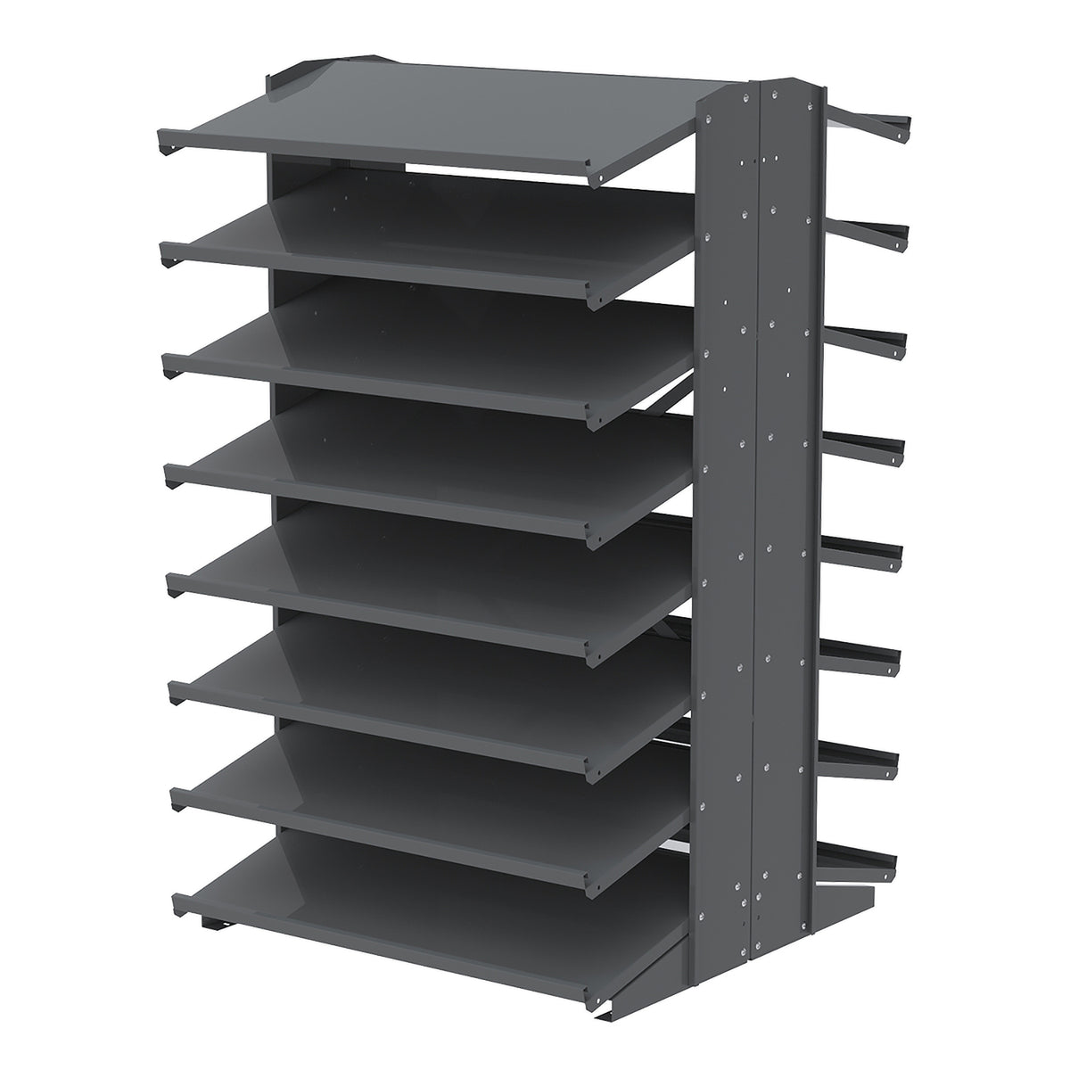 Grey 18"x36"x60" Double Sided Pick Rack - APRD18
