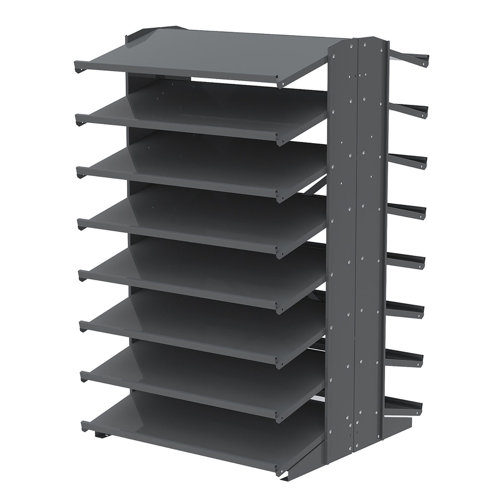 Grey 18"x36"x60" Double Sided Pick Rack by FarrellPack