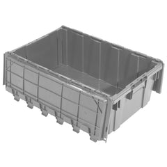Grey 27"x17"x9" Attached Lid Container by FarrellPack