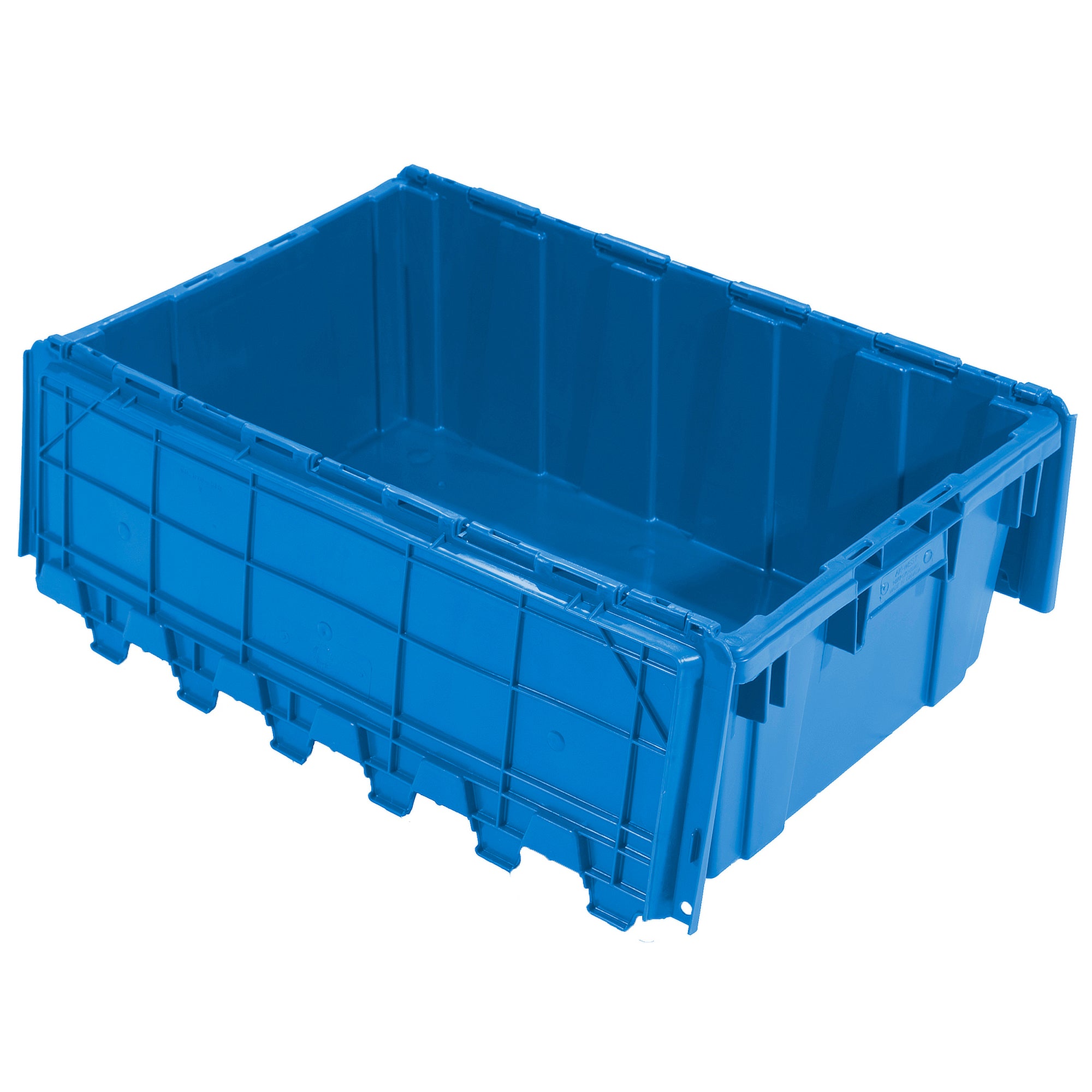 Blue 27"x17"x9" Attached Lid Container - AR2717090209000