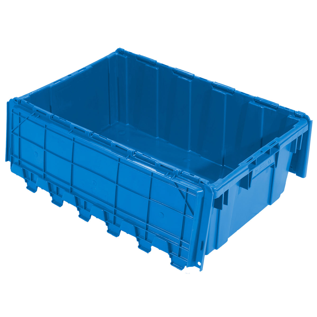 Blue 27"x17"x9" Attached Lid Container - AR2717090209000