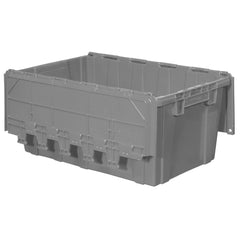 Grey 27" x 17" x 12" Attached Lid Container by FarrellPack - AR2717120201000