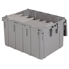Grey 28" x 21" x 15" Attached Lid Container by FarrellPack - AS2821150201000