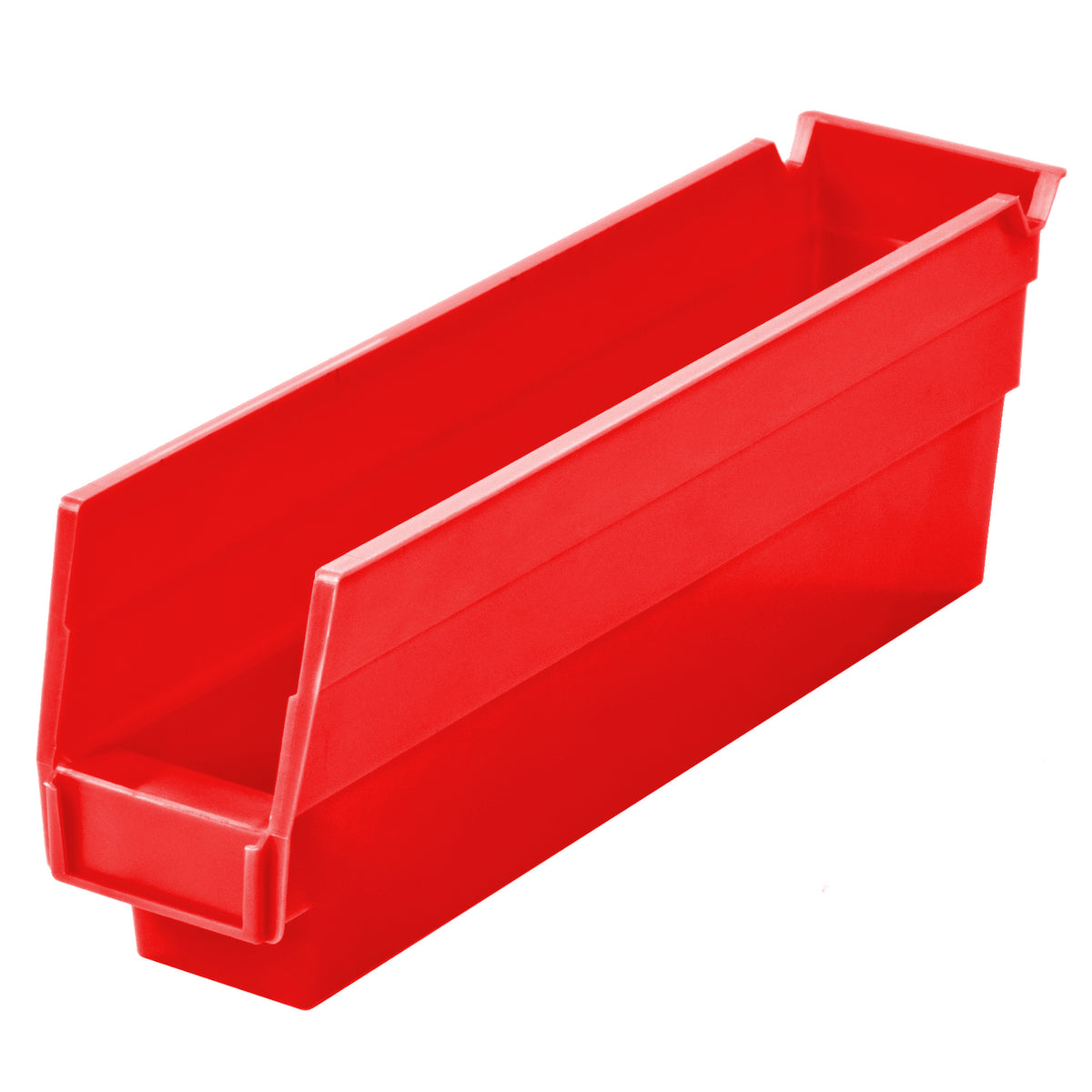 Red Shelf Bin 11-5/8" x 2-3/4" x 4" by FarrellPack - AW30110RED