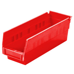 Red Shelf Bin 11-5/8" x 4-1/8" x 4" by FarrellPack - AW30120RED