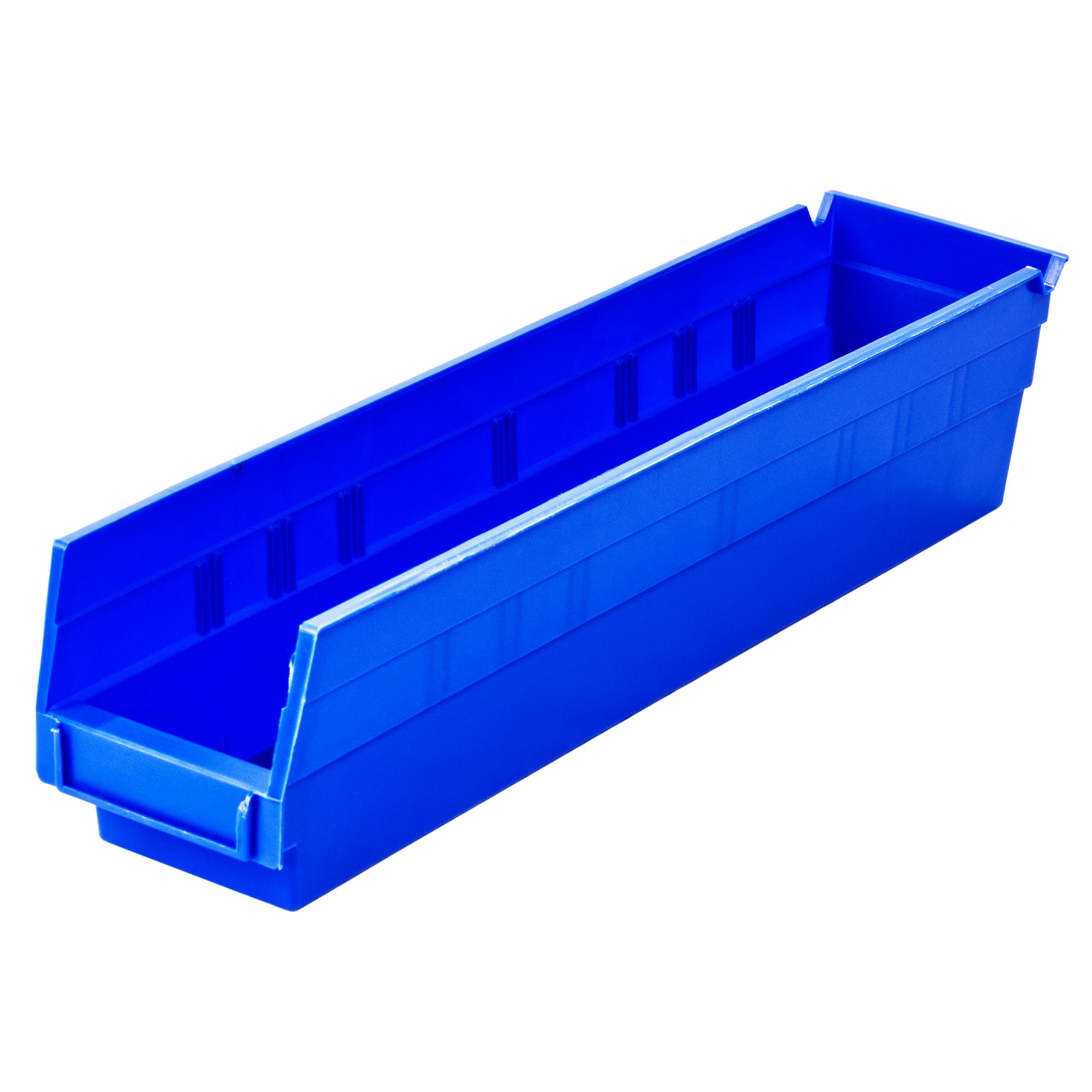 Blue 17-7/8" x 4-1/8" x 4" Shelf Bin by FarrellPack - AW30128BLUE