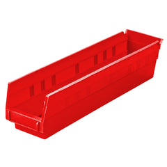 Red 17-7/8" x 4-1/8" x 4" Shelf Bin by FarrellPack