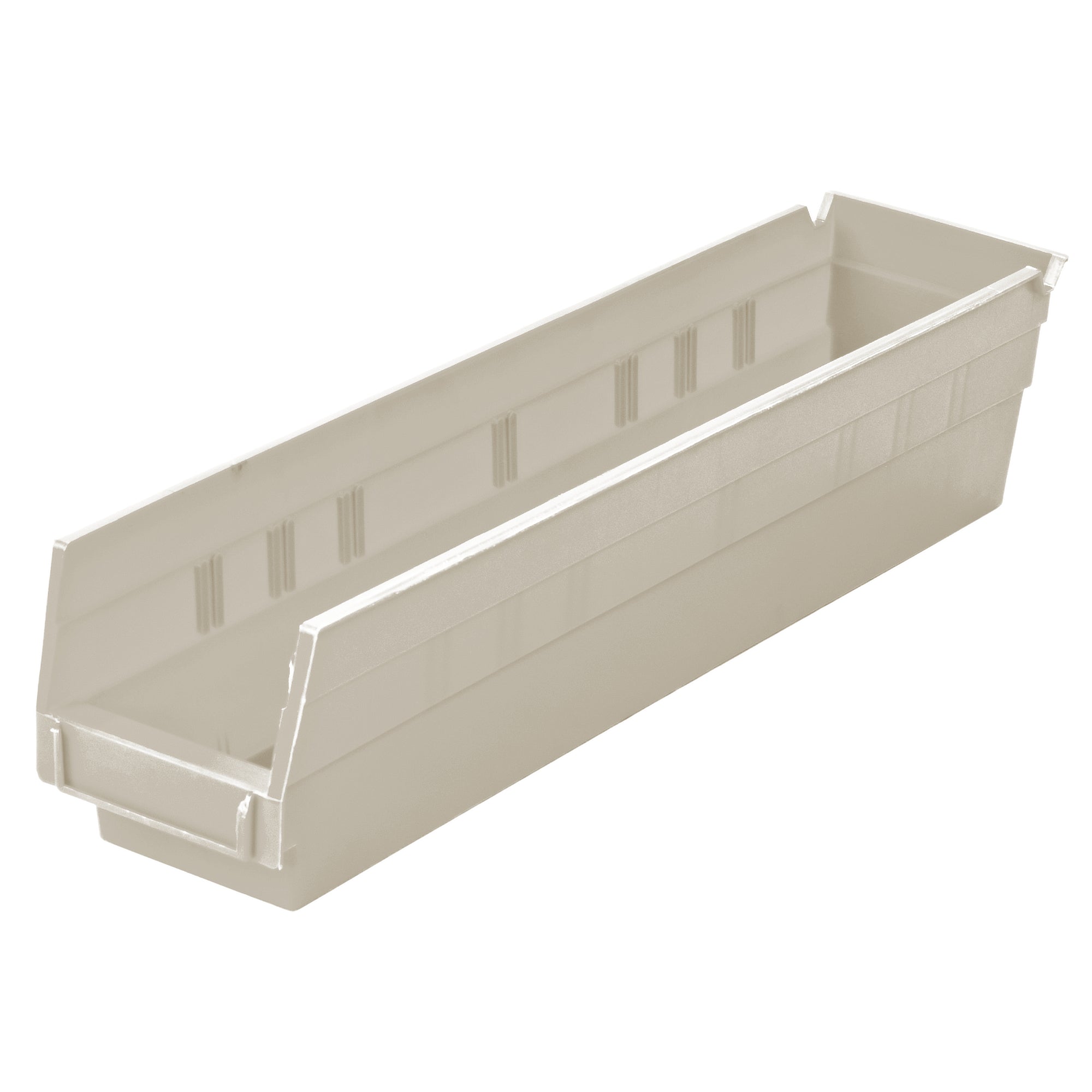 Stone Shelf Bin 17-7/8" x 4-1/8" x 4" by FarrellPack - AW30128STONE
